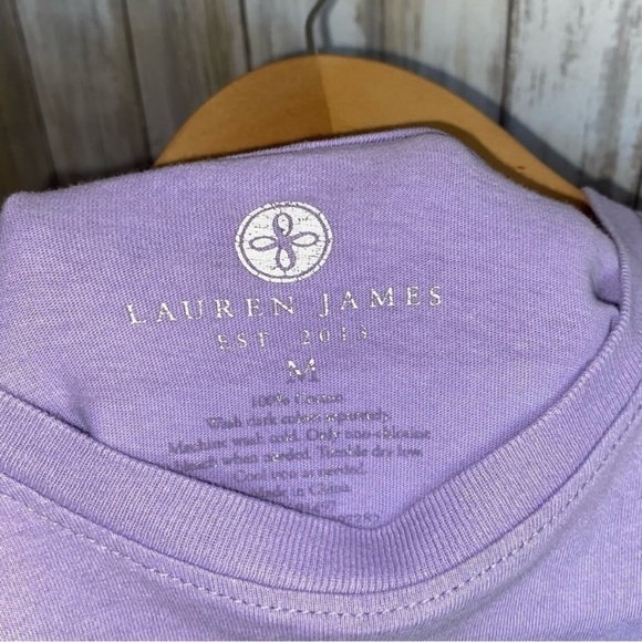 Lauren James Purple Tee - Picture 4 of 4